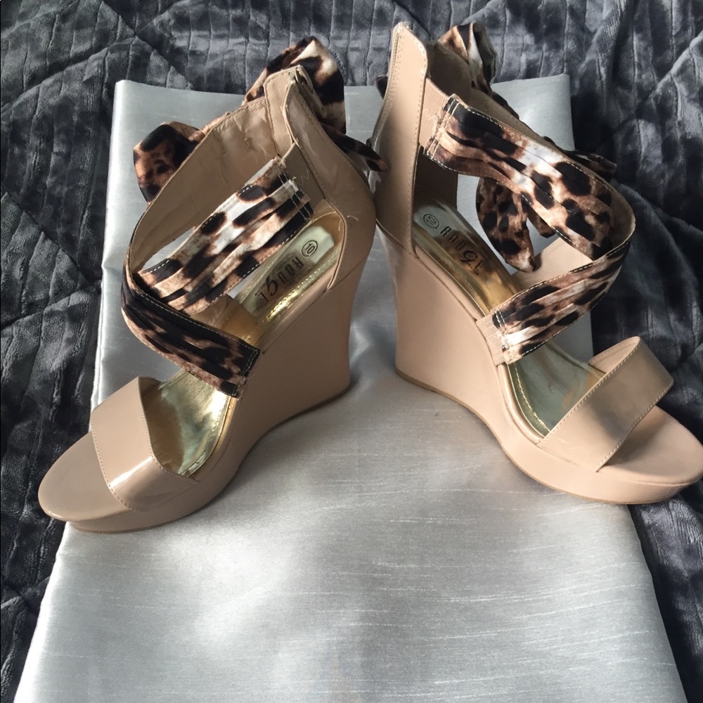Boutique wedges (size 10)